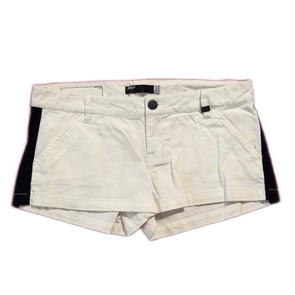 Fox Racing Women's White and Black Athletic Shorts